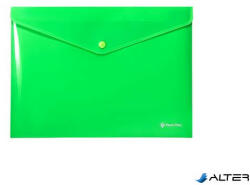 Panta Plast Irattartó tasak, A4, PP, patentos, PANTA PLAST, neon zöld (0410-0085-04) - alter