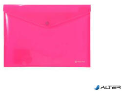 Panta Plast Irattartó tasak, A4, PP, patentos, PANTA PLAST, neon pink (0410-0085-13) - alter