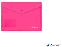 Panta Plast Irattartó tasak, A5, PP, patentos, PANTA PLAST, neon pink (0410-0086-13) - alter