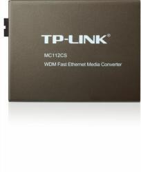 Tp-link Switch media convertor tp-link, 2 porturi (1x100mbps sc, 1x10/100 mbps (rj-45)), bidi 10/100base-tx to 100base-fx (sc), single-mode, 20km, wdm type b (se foloseste in pereche cu mc111cs), single fiber