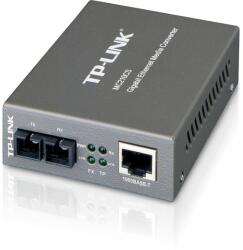 Tp-link Switch media convertor tp-link, 2 porturi (1x1000mbps sc, 1x10/100/1000 mbps (rj-45)), 1000base-t to 1000base-lx/lh (sc), single-mode, 15km, montabil in sasiu (MC210CS)