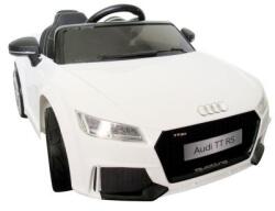 R-Sport Masinuta electrica cu telecomanda, roti EVA, scaun piele Audi TT R-Sport - Alb (EDIAUDITTELALB)