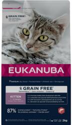 EUKANUBA Grain Free Kitten 2 kg Hrana uscata pisoi, cu somon