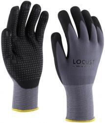 ROCK SAFETY Manusi de asamblare din nailon/spandex cu palma imersata in microspuma de nitril, marime: 08, Gri, Rock Safety Locust LOCUST/08
