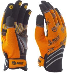 ROCK SAFETY Manusi pentru soferi cu palmiera, marime: M, Negru / Portocaliu, Rock Safety MKN1 MKN1/M