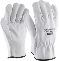 ROCK SAFETY Manusi pentru soferi din piele de bovina, marime: 08, Gri, Rock Safety Greywolf-1 GREYWOLF-1/08