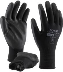 ROCK SAFETY Manusi de asamblare din poliester cu palma imersata in PU, marime: 11, Negru, Rock Safety Scarab-V SCARAB-V/11