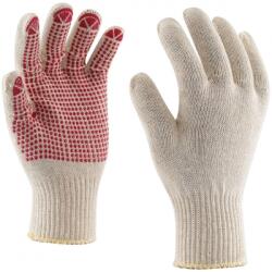 ROCK SAFETY Manusi tricotate cu puncte antiderapante, marime: 12, Alb murdar, Rock Safety IMPALA-DOT IMPALA-DOT/12