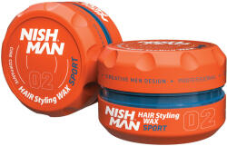 NishMan Ceara wet look Styling Wax Sport 02 150ml (8682035088158)