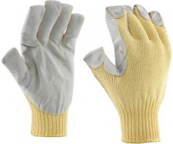 ROCK SAFETY Manusi tricotate din fir de Kevlar, din 4 fire, marime: 12, Galben, Rock Safety Mammoth-4T-Cow MAMMOTH-4T-COW/12