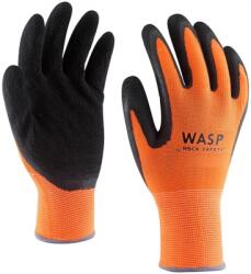 ROCK SAFETY Manusi de asamblare din poliester cu palma imersata in spuma de latex, marime: 11, Portocaliu, Rock Safety Wasp WASP/11