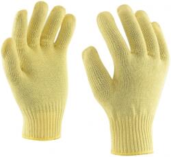 ROCK SAFETY Manusi tricotate din fir de Kevlar, din 2 fire, marime: 07, Galben, Rock Safety Mammoth-2T MAMMOTH-2T/07