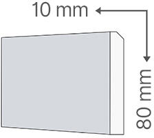 ANRO KA-55/E-01 Beltéri holker díszléc (KA-55/E-01 (10x80 mm) XPS)