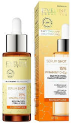 Eveline Cosmetics - Tratament de iluminare Eveline Cosmetics Serum Shot 15% Vitamina C + Cg, 30 ml