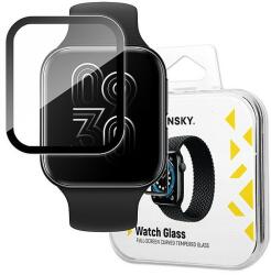 Wozinsky Watch Glass hibrid üveg Oppo Watchhoz 46 mm fekete