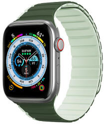 Dux Ducis Mágneses Apple Watch Ultra, SE, 8, 7, 6, 5, 4, 3, 2, 1 (49, 45, 44, 42 mm) Dux Ducis szíj (LD verzió) - zöld