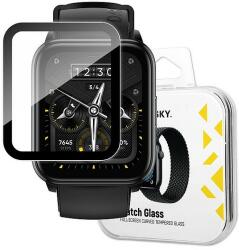 Wozinsky Watch Glass hibrid üveg Realme Watch 2 Pro fekete - dellaprint