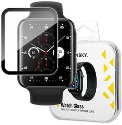 Wozinsky Watch Glass hibrid üveg Oppo Watch 2-hez 46 mm fekete