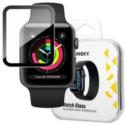 Wozinsky Watch Glass Hybrid Glass for Apple Watch 3 42mm / Watch 2 42mm / Watch 1 42mm Black