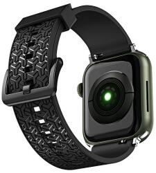 Hurtel Óraszíj Y szíj Apple Watch 7 / SE (45/44 / 42mm) óraszíjhoz, fekete