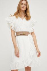 ANSWEAR rochie culoarea alb, mini, evazati BMYX-SUD04Y_00X