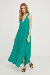 ANSWEAR rochie culoarea verde, maxi, evazati BBYX-SSD01P_77X