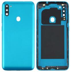 tel-szalk-19296915077 Samsung Galaxy M11 / SM-M115 hátlapi ház lemez kamera lencse Kék (tel-szalk-19296915077)