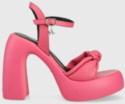 Karl Lagerfeld sandale ASTRAGON HI culoarea roz, KL33715 PPYX-OBD4N8_43X