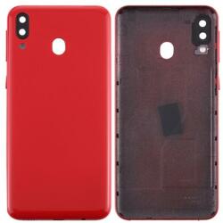 tel-szalk-19296915070 Samsung Galaxy M20 / SM-M205 hátlapi ház lemez kamera lencse Piros (tel-szalk-19296915070)