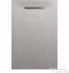 AREZZO design SOLIDSoft zuhanytálca 206x90 cm, BETON, egyenes lefolyóval (2 doboz) AR-90206LINC (AR-90206LINC)