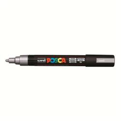 uni Marker universal UNI PC-5M Posca, 1.8-2.5 mm, argintiu (16278)