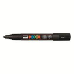 uni Marker universal UNI PC-5M Posca, 1.8-2.5 mm, negru (MARKUNIPOSCANEG1825)