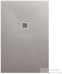 AREZZO design SOLIDSoft zuhanytálca 170x70 cm, BETON, színazonos lefolyóval (2 doboz) AR-70170C (AR-70170C)