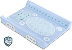 Sensillo pelenkázó lap merev 2 oldalú Safety System 70cm Víziló kék - babymax
