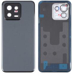tel-szalk-19296915051 Xiaomi 13 Fekete akkufedél, hátlap, lencse kerettel (tel-szalk-19296915051)