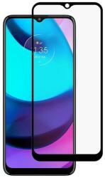 Temp-glass6312738000 Motorola Moto E20 teljes lefedettséget biztosító karcálló, ütésálló kijelzővédő üvegfólia kerettel, tempered glass, törlőkendővel (Temp-glass6312738000)