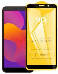 Temp-glass6312738026 Huawei Honor 9S 9D-teljes (teljes felület ragasztó) teljes lefedettséget biztosító karcálló, ütésálló kijelzővédő üvegfólia kerettel, tempered glass, törlőkendővel (Temp-glass6312