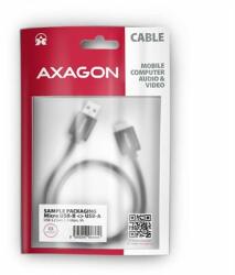 AXAGON Cable USB AXAGON BUMM3-AM10AB, Speed Cable Micro-B USB-USB-A , USB 3.2 Gen 1, 1m
