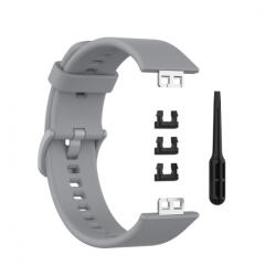 BSTRAP Silicone szíj Huawei Watch Fit, gray (SHU005C08)