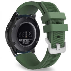 BSTRAP Silicone Sport szíj Huawei Watch 3 / 3 Pro, dark green (SSG006C0711)