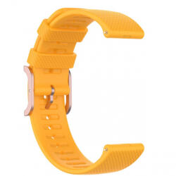 BSTRAP Silicone Rain szíj Garmin Venu 2, yellow (SSG014C1610)