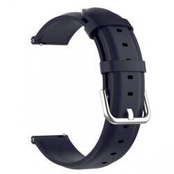 BSTRAP Leather Lux szíj Huawei Watch GT/GT2 46mm, navy blue (SSG015C1003)