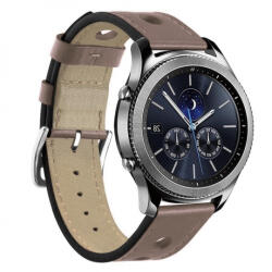 BSTRAP Leather Italy szíj Huawei Watch GT 42mm, khaki brown (SSG009C0502)