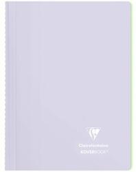 Clairefontaine Spirálfüzet Clairefontaine Koverbook Blush A/4 80 lapos PP borítású vonalas lila