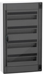  Schneider Electric PrismaSeT XS LVSXR418 falon kívüli elosztó - 72 modul - 4 sor, füstszínű ajtóval IP40, PE+N sínnel - Méretek : 750x426x125mm - max 125A (LVSXR418)