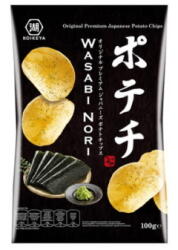 KOIKE-YA Wasabi és Nori Ízesítésű Burgonya Chips, 100gr (Koikeya) (4901335006070 27/12/2024)
