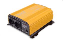 VOLT Polska Invertor auto 12V 220V SINUS PLUS 1200 (600/1200W) undă sinusoidală pură, pentru rulotă (3SIR120012)
