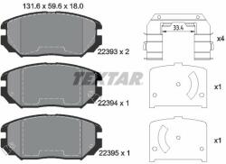 TEXTAR set placute frana, frana disc TEXTAR Q+ 2239301 (2239301)