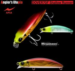 Apia DOVER 70F SHALLOW RUNNER 70mm 8, 5gr 01 Red Gold Konoshiro wobbler (AP08597)