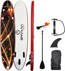 SPARTAN Paddleboard Placă gonflabilă SUP cu vâsle și accesorii Spartan SUP 10' Maro-Roșu (S3409)